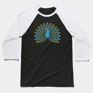 Peacock Baseball T-Shirt